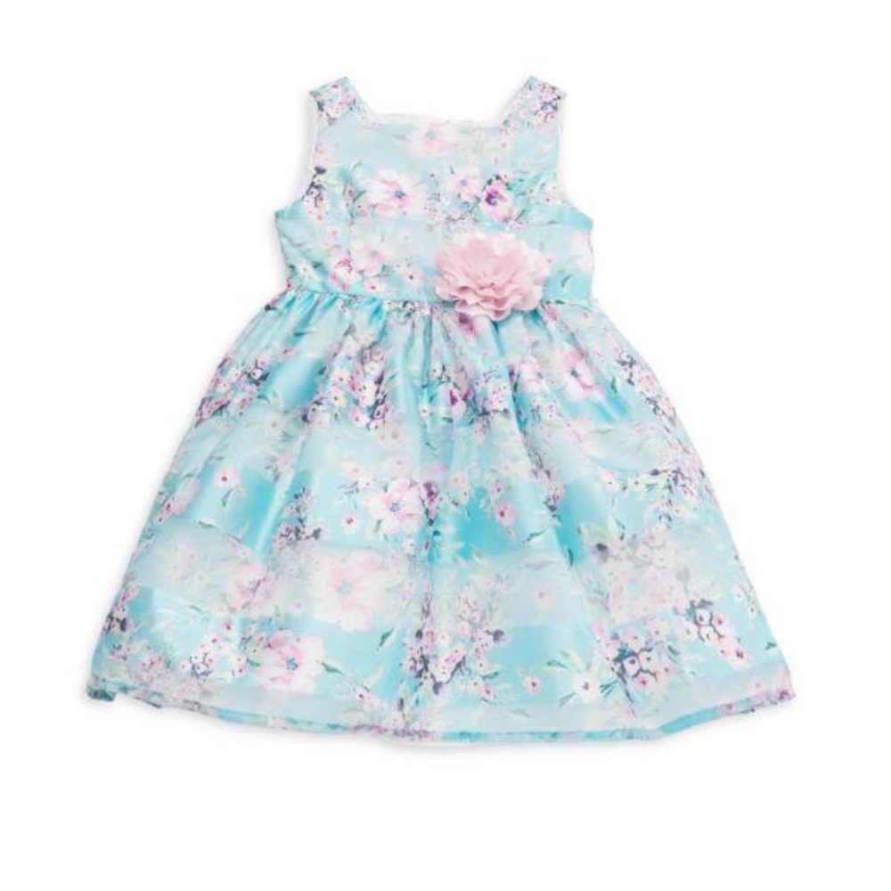 Pippa & Julie Girls Floral Sleeveless Dress.